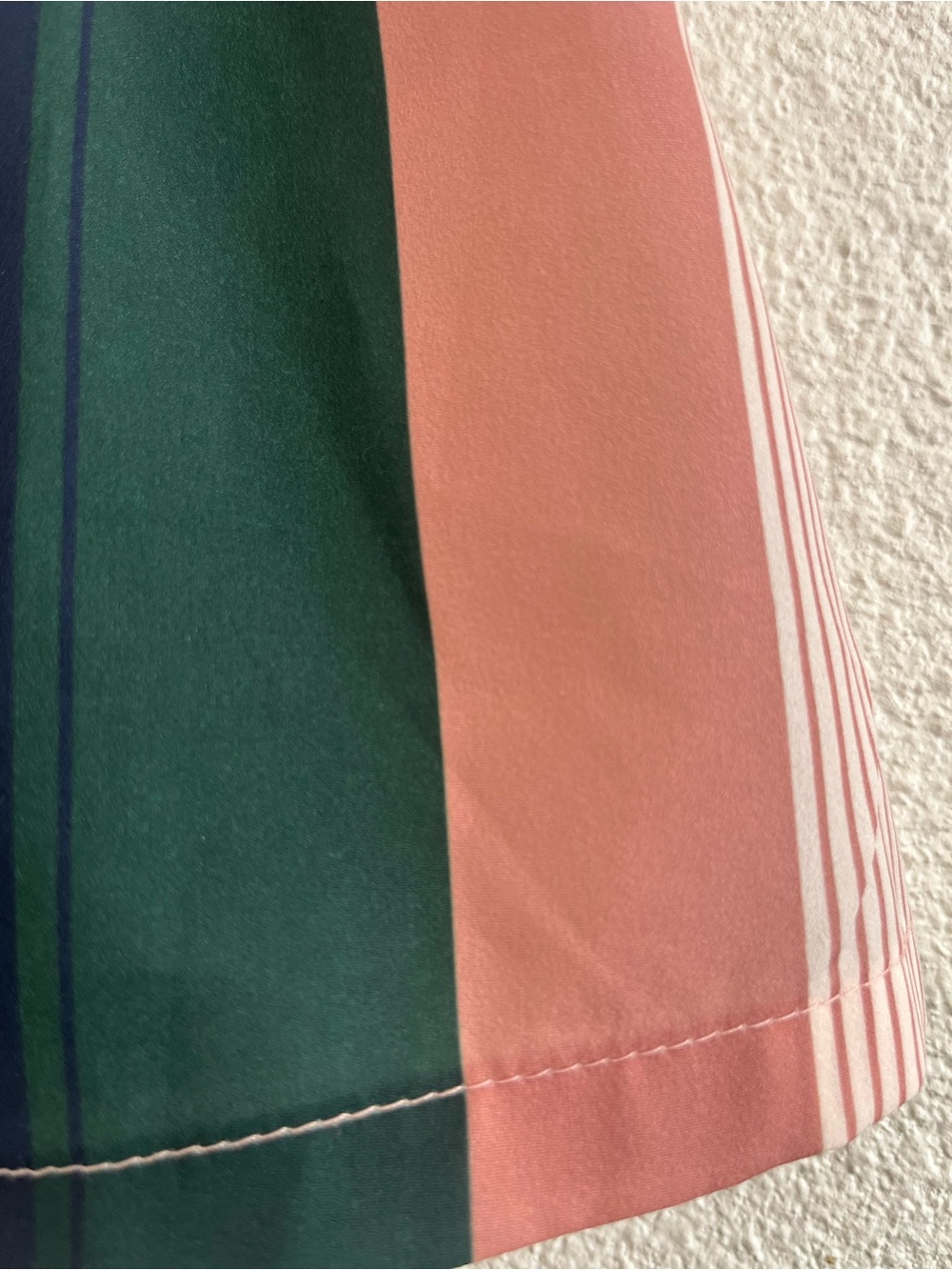 SHEIN Multicolor Striped Paperbag shorts with Tie - Picture 2 of 4